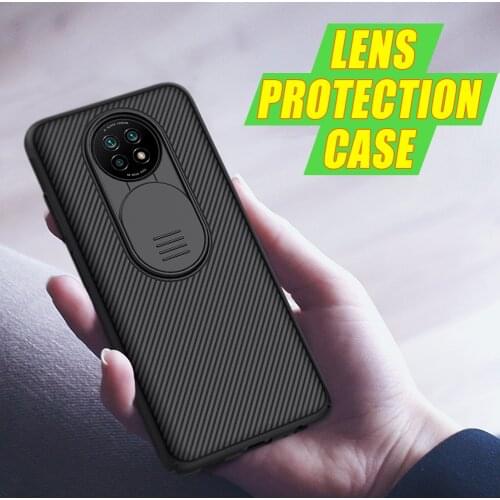 For Xiaomi Redmi Note 9T Lens Protection Case NILLKIN CamShield Case Slide Camera Protection Back Cover For Redmi Note 9 5G