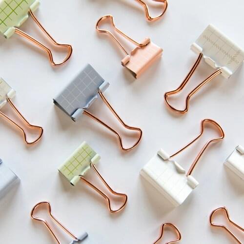 Metal Long Tail Clip Office Supplies Receipt Folder Student Data Swallow Tail Clip Office Accessories Paper Clips Binder Clips
