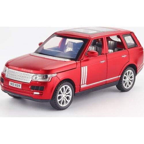1/32 Alloy Die Cast Off Road SUV Model Toy Car Simulation Sound Light Pull Back Off-road Toys Vehicle For Children Gifts