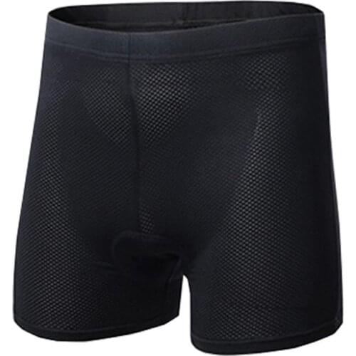 Mens 3D Silicone Cycling Clothing Gel Padded Shorts Mountain Bike Undershorts Riding Underwear Bicycle Tight Briefs Sports