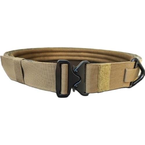 Hunting Shooter Belt Double Layer Hard Material CS Outdoor Military Army Fighter Belt