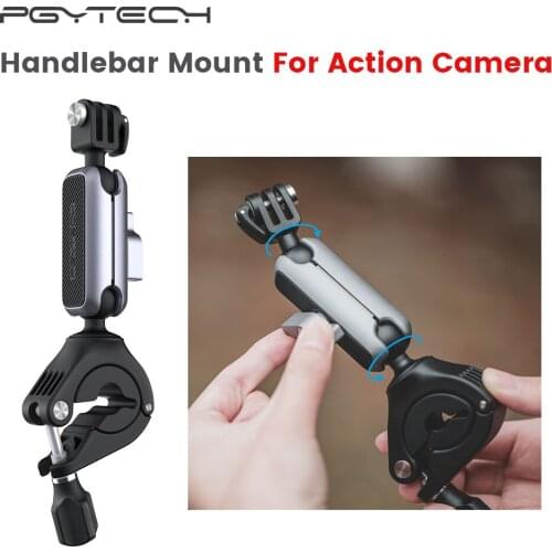 PGYTECH Original Professional Handlebar Mount Aluminum Alloy for Action Camera Universal Accessories Bike Cycling Bracket