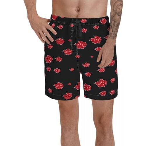 Promo Causal Japan Anime Akatsuki Anime Minato Print Breathable Quick Dry Humor Classic Swim Trunks