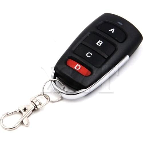 Newest Universal Garage Door Remote 4 Button Clone Cloning Copy 433mhz Electric Garage Door Key Remote Control Duplicator Key