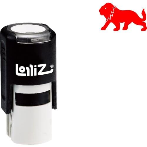 LolliZ Solid Animal Symbol Series Design #35 Self-Inking Rubber Stamp