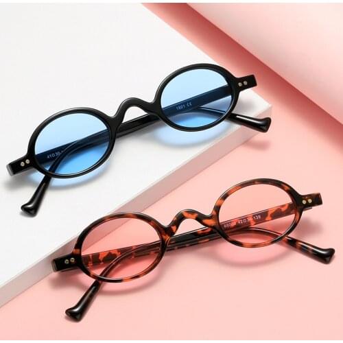 Fashion Small Round Sunglasses Women Classic Vintage Steampunk Nail Men Sun Glasses Shades UV400 Oval Female Glasses Frame