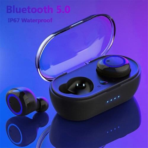 Touch Bluetooth 5.0 Earphone TWS Wireless Headphones Bluetooth Stereo Headset Sport Earphones With Mic True wireless Earbuds