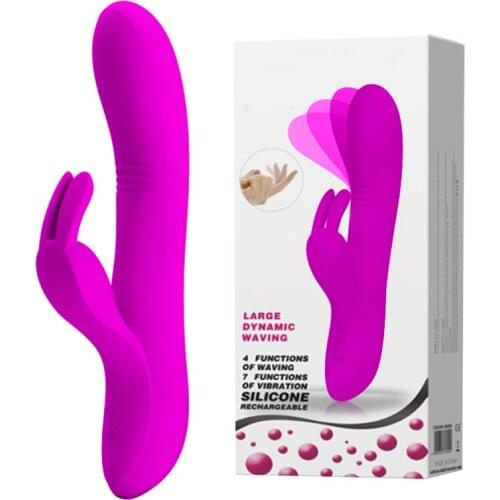 Finger Tickling G Spot Vibrator Sex Toys for a Couple Toys for Adults Rabbit Vibrator Clitoris Stimulator for Women Rechargeable