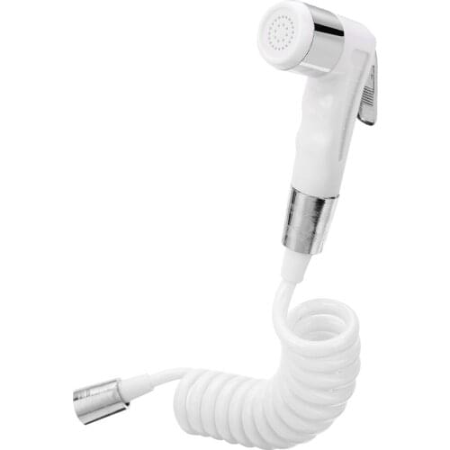 1 set Handheld Shattaf Bidet Washer Faucet ABS Toilet Sprayer with Hose and Bracket Pet Shower Sprayers