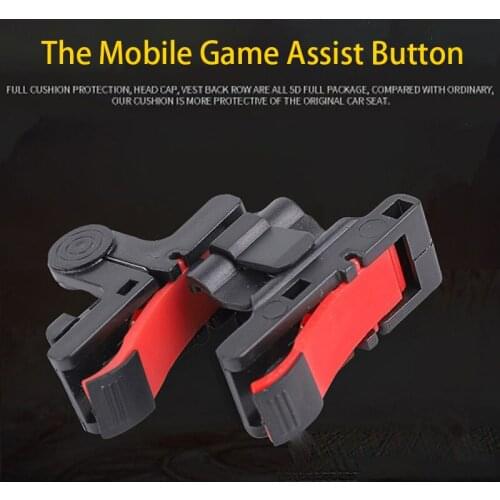 1Pair PUBG Moible Phone Controller Gamepad Free Fire Trigger Assist Grip Game Pad Joystick for iPhone Android Accessories