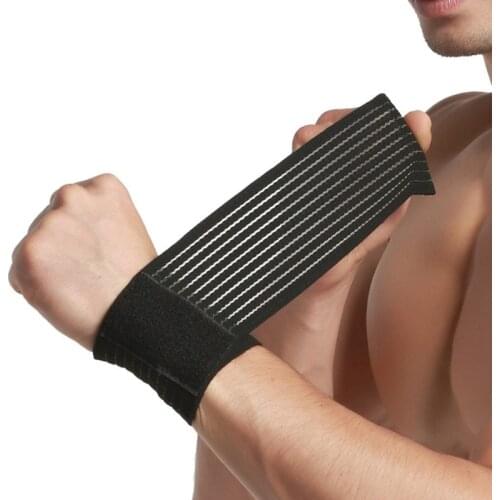 1Pair Cotton Elastic Bandage Hand Sport Wristband Gym Support Wrist Brace Wrap carpal tunnel
