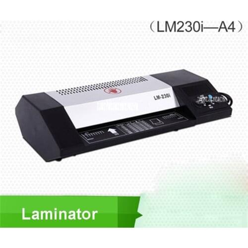 1pc LM230i A4 photo laminator laminating machine laminating machine, plastic card Four axis thermostat metal shell 220V/50HZ