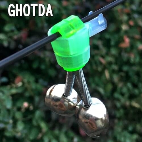 1pcs Bite Alarms fishing rod Fishing Accessory Clamp Tip Clip Bells