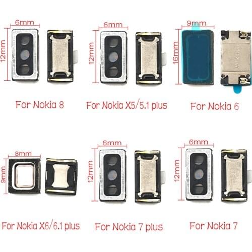 10pcs/lot New For Nokia 2 2.1 3 3.1 5 5.1 6 6.1 7 7.1 8 plus Sirocco Earpiece Speaker Sound Receiver Flex Cable