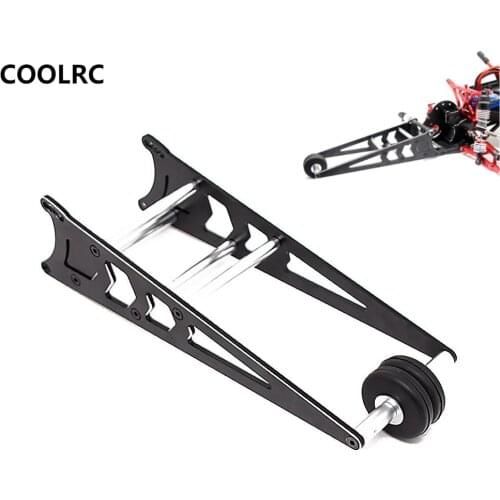 169 x 77mm Adjustable Tail Wheel Head Up Wheelie Bar For Traxxas 2WD LCG Slash Rustler Bandit Remote Control Car Upgrade Spare