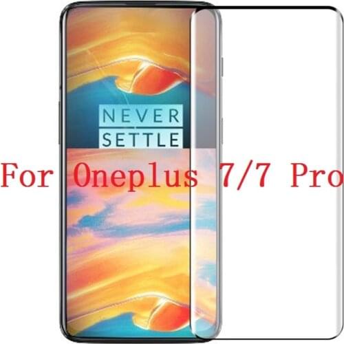 3D Full Cover Tempered Glass For OnePlus 7 Pro Screen Protector Glass Film For One Plus 7 Pro 6.67 inch Glass Tempered