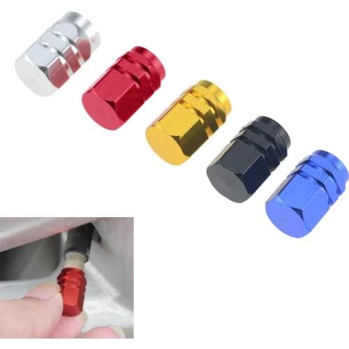 4pcs/lot Wheel Caps Theftproof Aluminum Car Wheel Tires Valves Tyre Stem Air valve Caps Airtight Cover