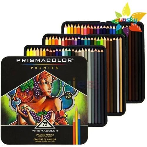 72 Pack USA Prismacolor Premier Colored Pencils ,Soft Cores,Lightfast,Prismacolor sanford Artist hand drawing sketch Art Pencil