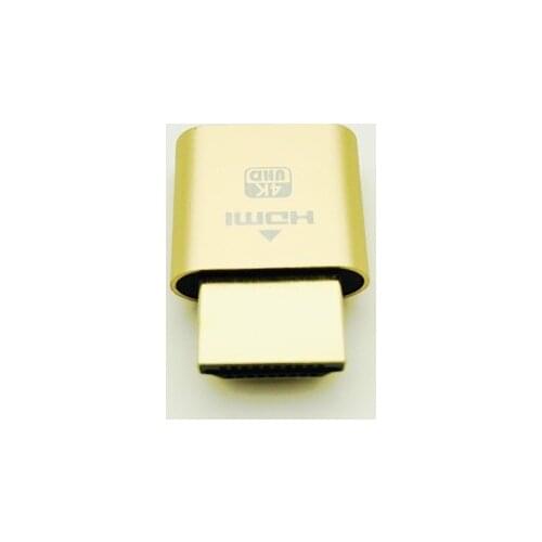 VGA Virtual Display Adapter HDMI 1.4 DDC EDID Dummy Plug Headless Ghost Display Emulator Video card Lock plate for BTC Mining