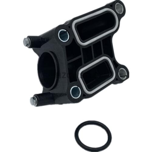 Free Shipping Black Thermostat Housing Coolant Cooling Water Outlet Mount 4792329 for Chrysler 6048001 5017183Ab 902301