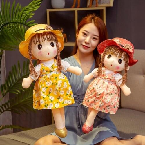 45-90cm Giant Size Beautiful Girl Doll Stuffed Toys Plush Toys Soft Kids Baby Toys for Girls Children Birthday Gift Kawaii Doll