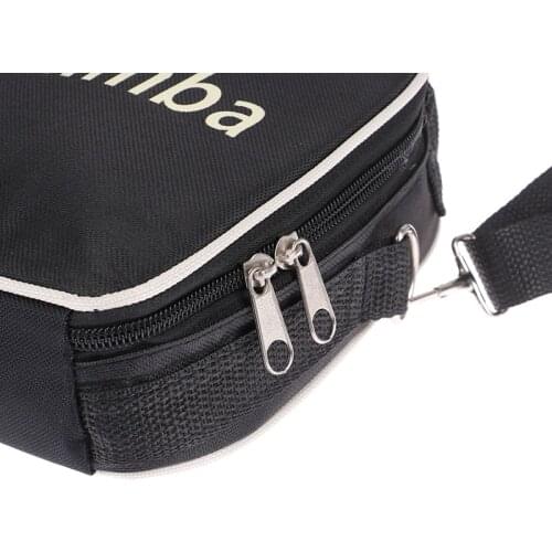 Kalimba Thumb Piano Mbira Solid Pine Wood Xmas Gift Toy Brown with Bag