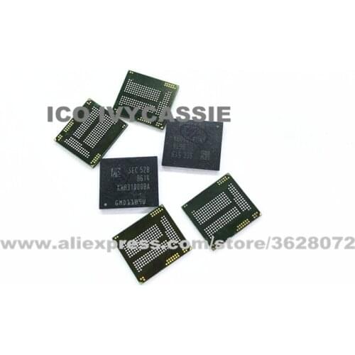 KMR31000BA-B614 eMMC 32+3 32GB EMCP NAND flash memory IC chip BGA221 Used 100% Tested Good