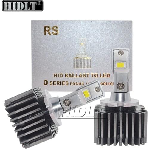 HIDLT Upgrade Modified RS Car Headlight Bulb 100W Error Free Canbus D1S D3S D5S D8S LED Headlamp D2S D4S For Audi BMW VW Toyota