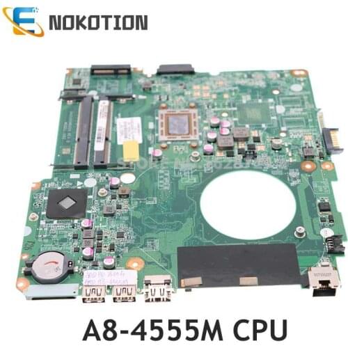 NOKOTION DA0U92MB6D0 736822-501 736822-001 739659-501 For HP Pavilion 14-N Laptop motherboard A8-4555M Main board