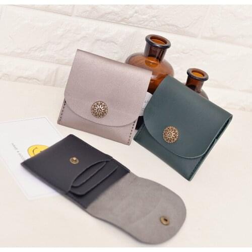 2021 New Women Female Small PU Leather Casual Short Wallets And Coin Purse Mini Money Bag Credit Bank Card Case Holder