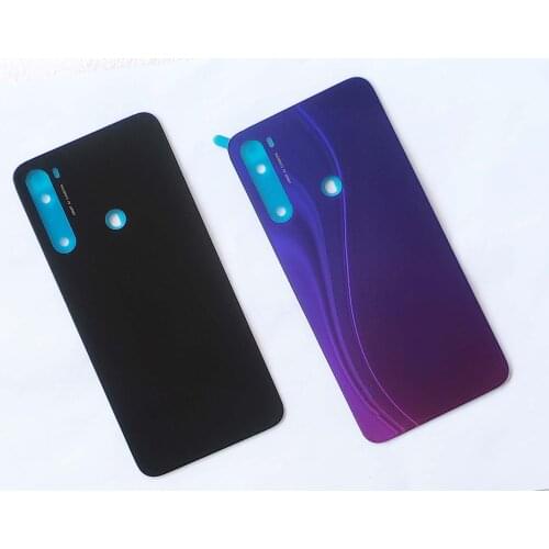 Original Battery Cover for Redmi Note 8 Back Housing Cover with Adhesive -Black &White&Blue