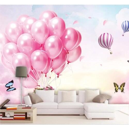 Custom 3d wallpaper cartoon living room sky dream childrens room background wall decoration silk waterproof material