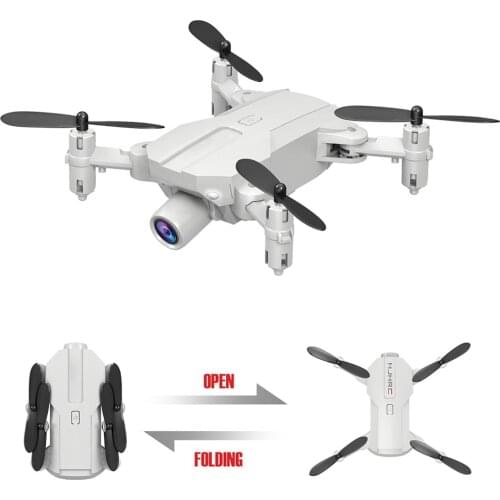 Portable Mini FPV Drone Remote Control Foldable Aircraft Fixed Height Quadrocopter HD Aerial Photography RC Drone Aircraft
