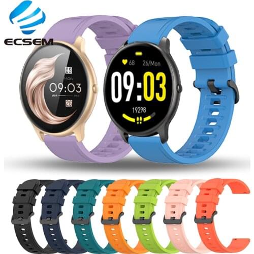 Silicone strap for AGPTEK LW11 smartwatch replacement bracelet for KOSPET Prime Magic 2 SE watch band soft loop waterproof 22MM