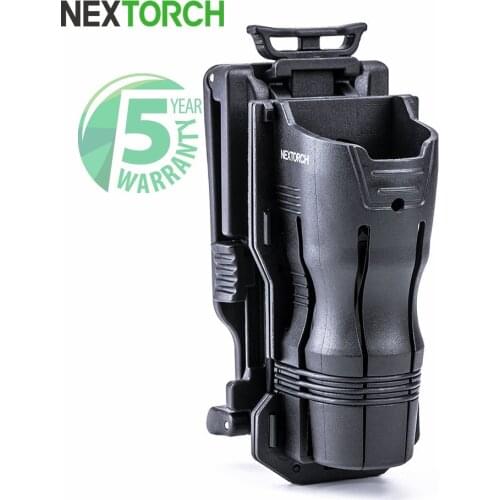 NEXTORCH 360 Degree Tactical Flashlight Holster Angle Rotatable Duable Flashlight Holder V61 for 27mm-30mm Diameter Flashlight