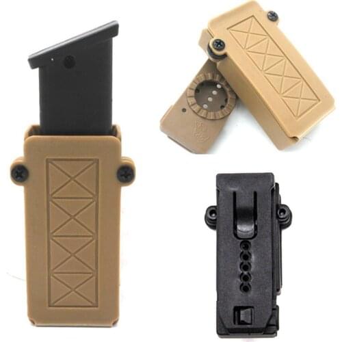 Tactical Single Double Magazine Pouch Universal 9mm .40 Mag Holster for Glock 17 Beretta M9 M92 Waist Belt Dual Mag Case