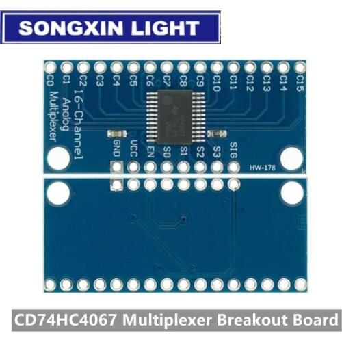 20PCS Smart Electronics CD74HC4067 16-Channel Analog Digital Multiplexer Breakout Board Module