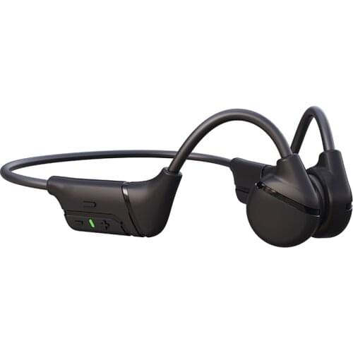 V12 Bone Conduction Earphone Bluetooth Wireless Sports Headphones Waterproof Stereo Hands-Free With Mic For Running Cycling