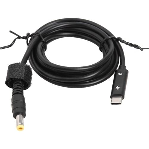 External Video Card Multi Monitor Adapter Male to Male Power Adapter Converter for Laptop PD Type-C Charging Cable Cord