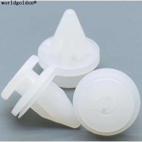 Worldgolden 100pcs auto fasteners Door Trim Panel Retainer for Renault#7703077250