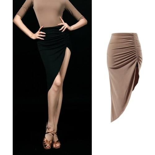 New Latin Dance Skirt Female Rumba Dance Practice Clothes Professional Latin Samba Tango Cha Cha Dance Training Costumes DWY5350