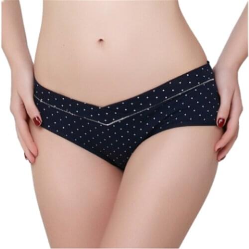 Maternity Clothes Intimate Womens Pregnancy Maternity Briefs Pregnancy Clothing Cotton Maternity Briefs 4Pcs/Lot E0163