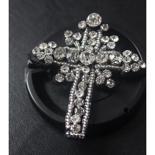 1PCS Cross Beaded Patch Vintage Embroidered Applique DIY T-shirt Jacket Coat Sweater Sew On Bag Christmas Decoration Patches