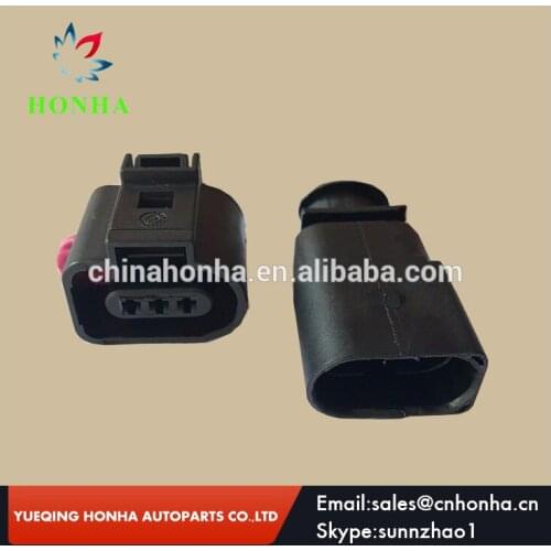 3 Way Female And Male 1.5mm Auto Temp Sensor Plug Deflation Valve Plug Waterproof Connector J0973803 1J0973703
