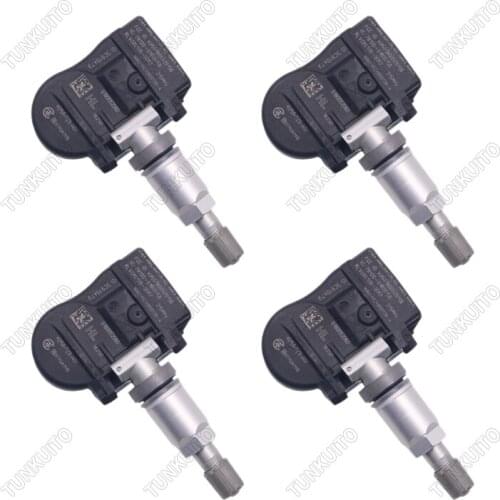 42753-TZ3-A51 4PCS/Set Tire Pressure Sensor 42753-TZ3-A510-M1 for Acura ILX Acura MDX Acura RDX Acura TLX 315 MHz ABS+Metal