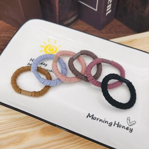 5pcs Girls Nylon High Elastic Hair Bands Children Ponytail Holder Rubber Bands Headband Ties Gum For Kids Hair Accessories Gifts