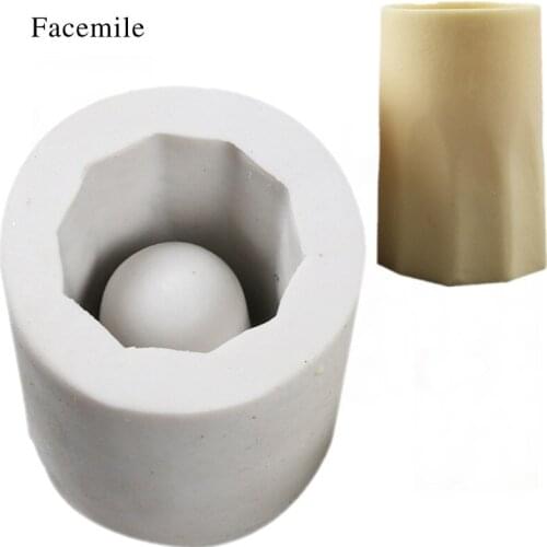 Cement Vase Silicone 3D Mold Succulents Flower Pot Mould Cake Fondant Aromatherapy DIY Cake Decorating Tool Home Decoration