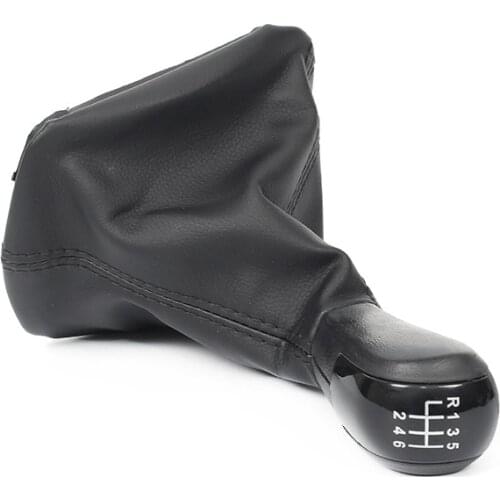 Fit For Skoda Octavia II 04-11 Gear shift handball dust cover Gear shift handball Gear Shift Knob 5 /6 speed