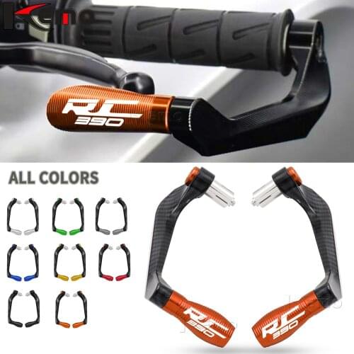 For RC390 RC 390 2014 2015 2016 2017 2018 Motorcycle 22mm Handlebar Grips Brake Clutch Levers Handle Bar Guard Protector