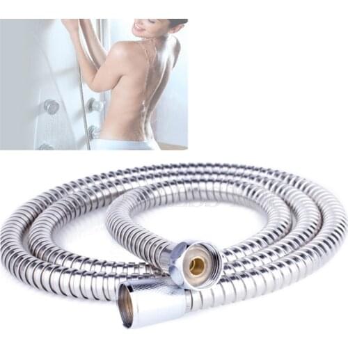 Flexible 2M Stainless Steel Shower Hose Bathroom Heater Water Head Pipe New Drop Shipping